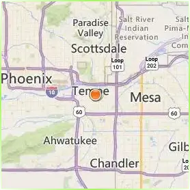 Arizona State University Location Map Arizona State University Location Map