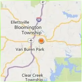 Indiana University Bloomington Location Map Indiana University Bloomington Location Map