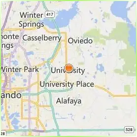University of Central Florida Location Map University of Central Florida Location Map