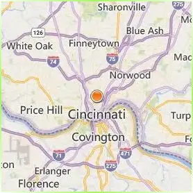 University of Cincinnati Location Map University of Cincinnati Location Map