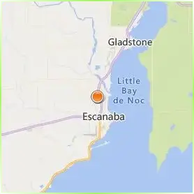 Bay de Noc Community College Location Map