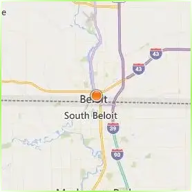 Beloit College Location Map