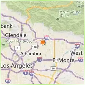 California Institute of Technology Location Map California Institute of Technology Location Map