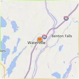 Colby College Location Map