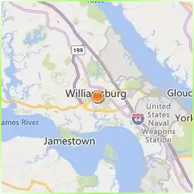 College of William and Mary Location Map College of William and Mary Location Map