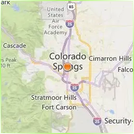 Colorado College Location Map Colorado College Location Map