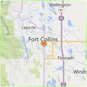 Colorado State University Fort Collins Location Map Colorado State University Fort Collins Location Map