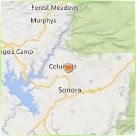 Columbia College Sonora Location Map Columbia College Sonora Location Map