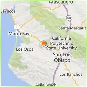 Cuesta College Location Map