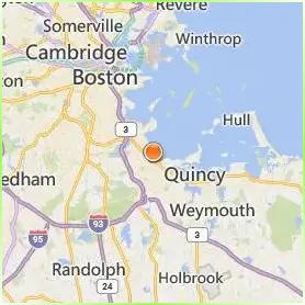 Eastern Nazarene College Location Map Eastern Nazarene College Location Map