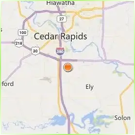 Kirkwood Community College Location Map