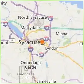 Le Moyne College Location Map