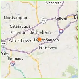 Lehigh University Location Map Lehigh University Location Map