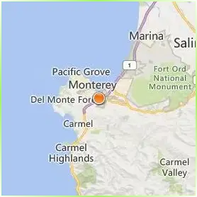 Monterey Peninsula College Location Map