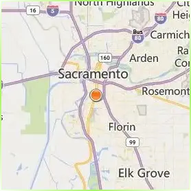 Sacramento City College Location Map