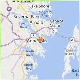 United States Naval Academy Location Map United States Naval Academy Location Map