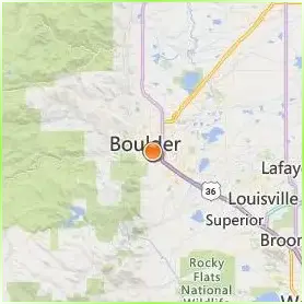 University of Colorado Boulder Location Map University of Colorado Boulder Location Map
