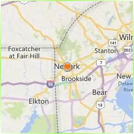 University of Delaware Location Map University of Delaware Location Map