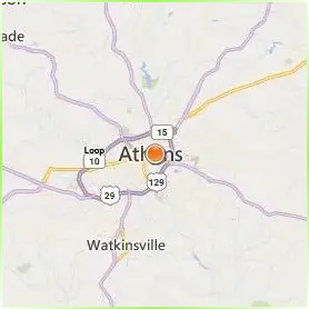 University of Georgia Location Map University of Georgia Location Map