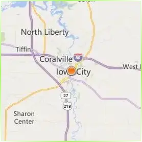 University of Iowa Location Map University of Iowa Location Map