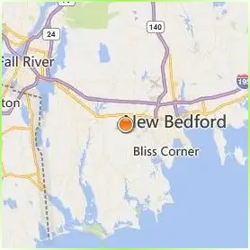 University of Massachusetts Dartmouth Location Map