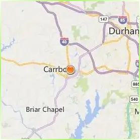 University of North Carolina at Chapel Hill Location Map University of North Carolina at Chapel Hill Location Map