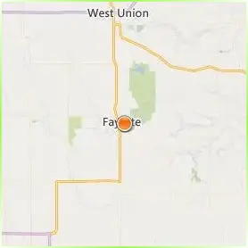 Upper Iowa University Location Map